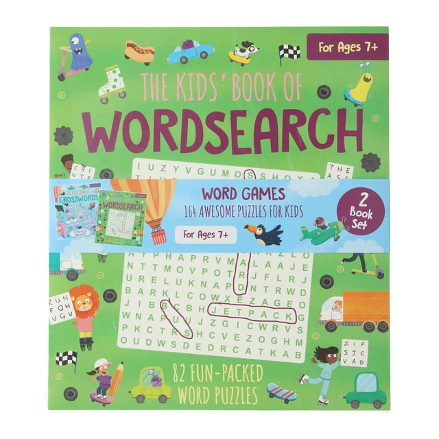 Five Below Word search & crossword puzzles for kids 2-book bundle at ...