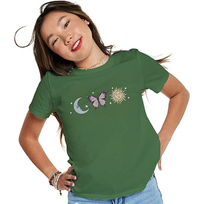 Lucky Brand Women's Celestial Butterfly Graphic T-Shirt at