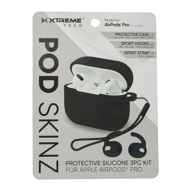 憧れの Five Below Pod skinz 3-piece kit for AirPods Pro® | Hamilton ヘッドフォン/イヤフォン