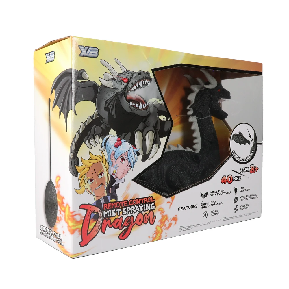 Five Below Remote control mist spraying dragon toy at