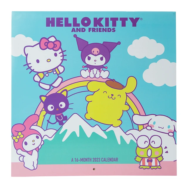 Trends International 2026 Hello Kitty & Friends Wall Calendar at
