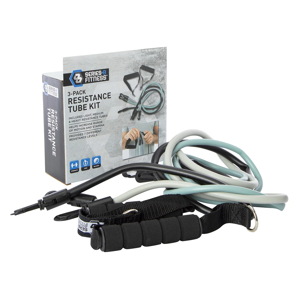 Five Below Series-8 fitness™ resistance tube kit 3-pack at