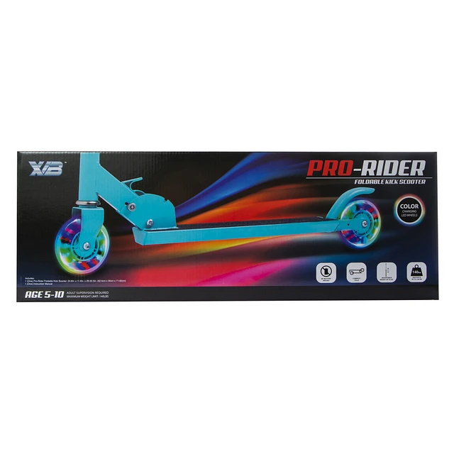 Five Below Pro rider kids' folding light-up scooter with LED