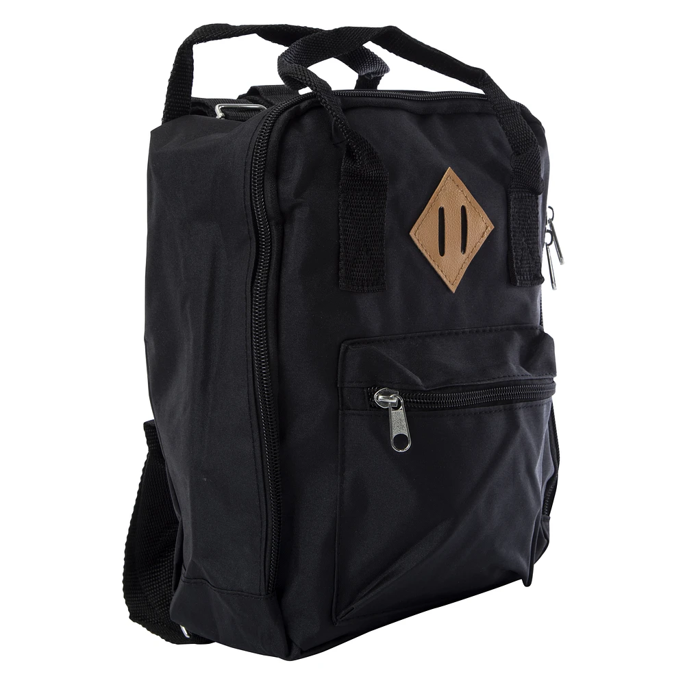 No boundaries square nylon backpack clearance