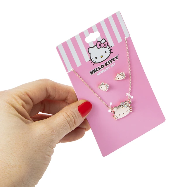 Hello kitty jewelry set on sale