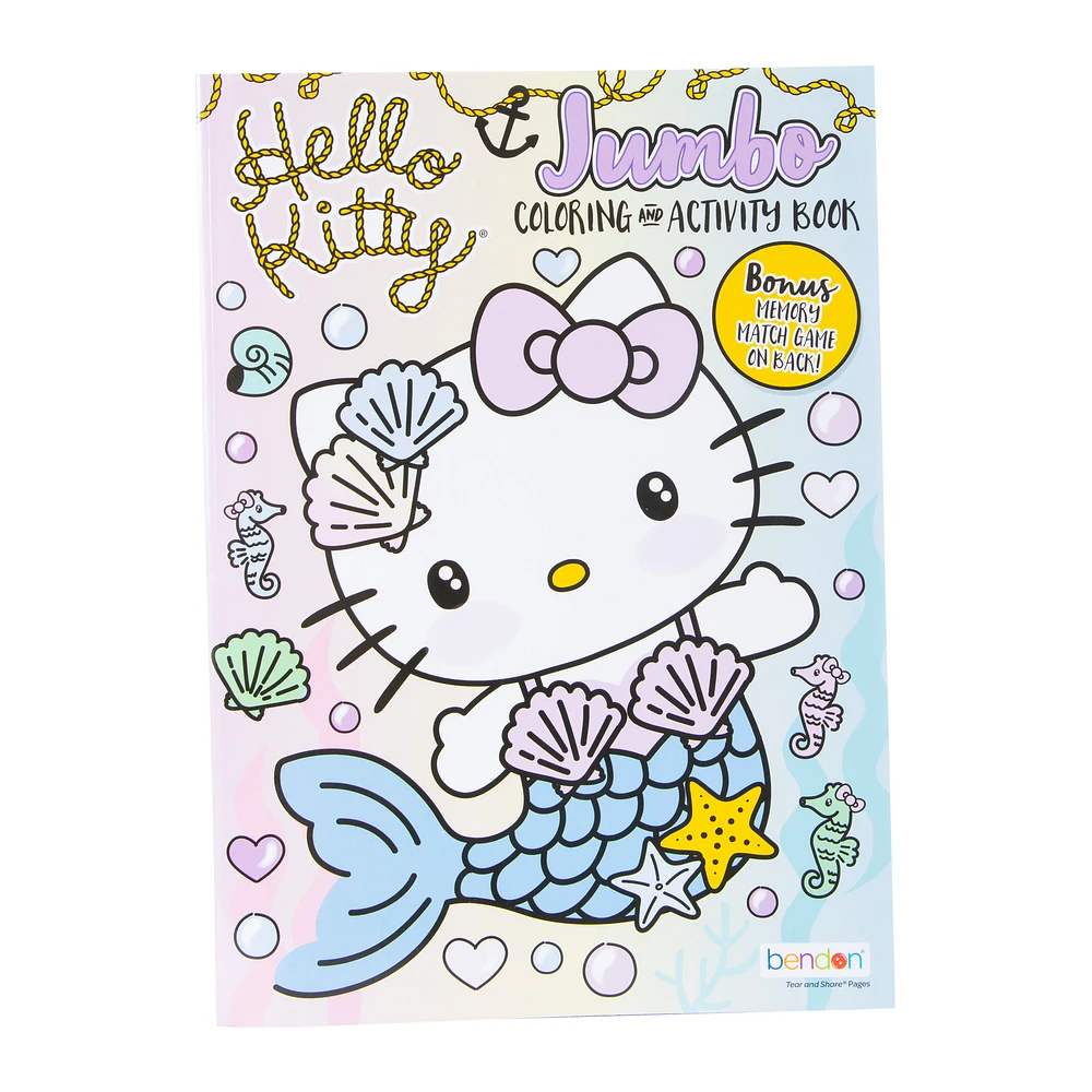 Five Below Hello kitty® jumbo coloring & activity book Hamilton Place