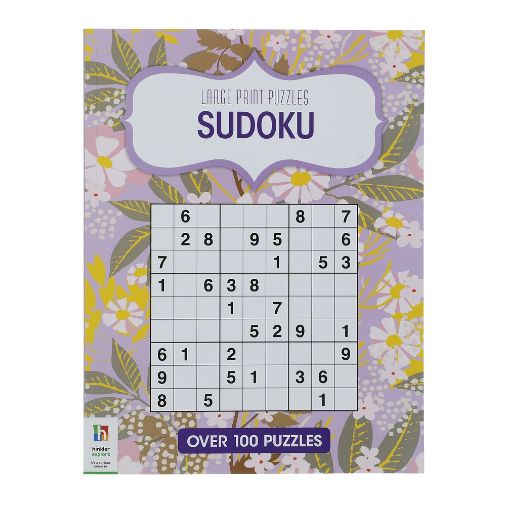 Five Below Large print sudoku puzzles | Hamilton Place
