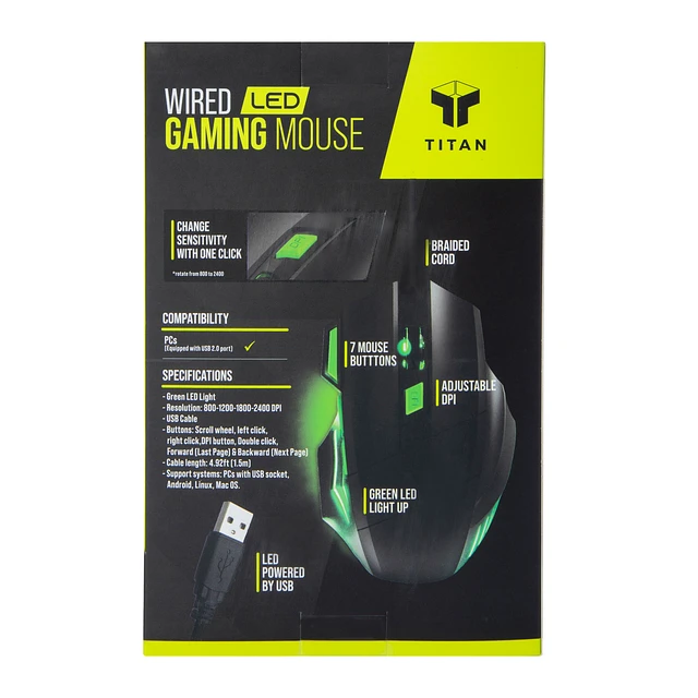 Five Below Wired LED gaming mouse at Hamilton Place in