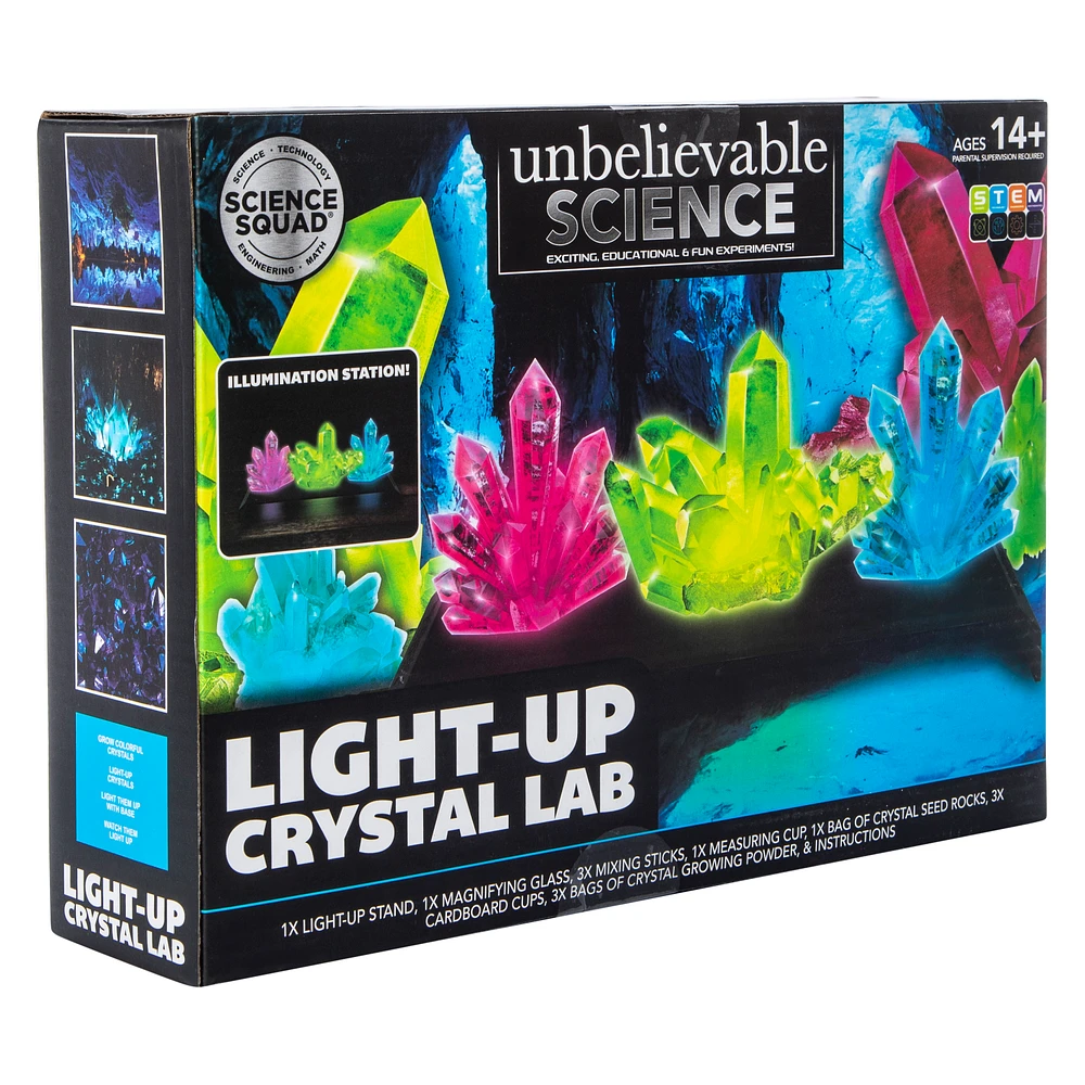 Five Below Unbelievable Science Light-Up Crystal Lab Kit at