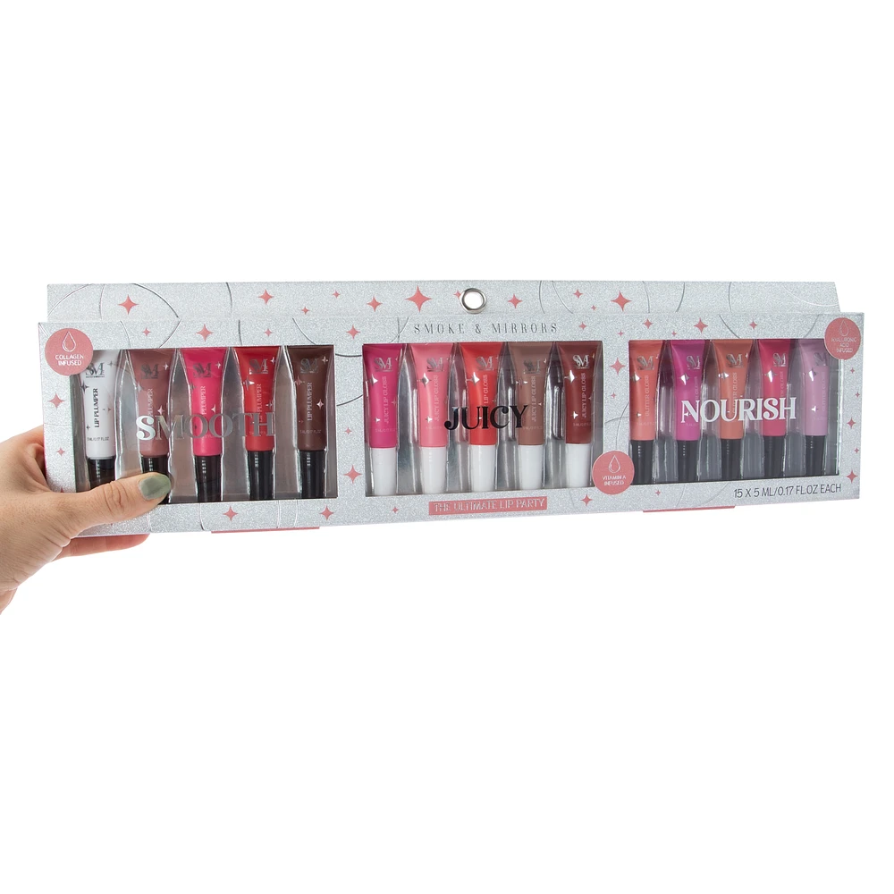 Five Below Smoke & Mirrors The Ultimate Lip Party 15-Piece Set at
