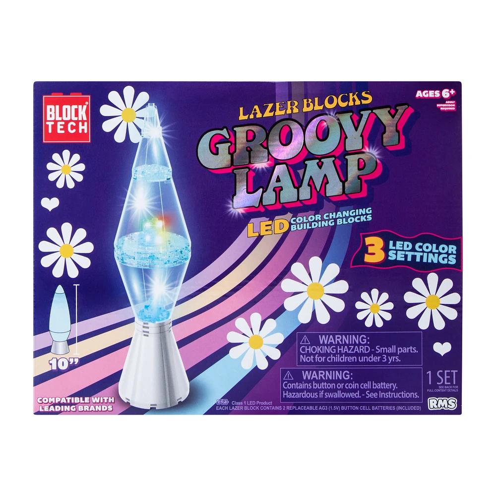 Five Below Block Tech® Lazer Blocks Groovy Lamp LED Building Set