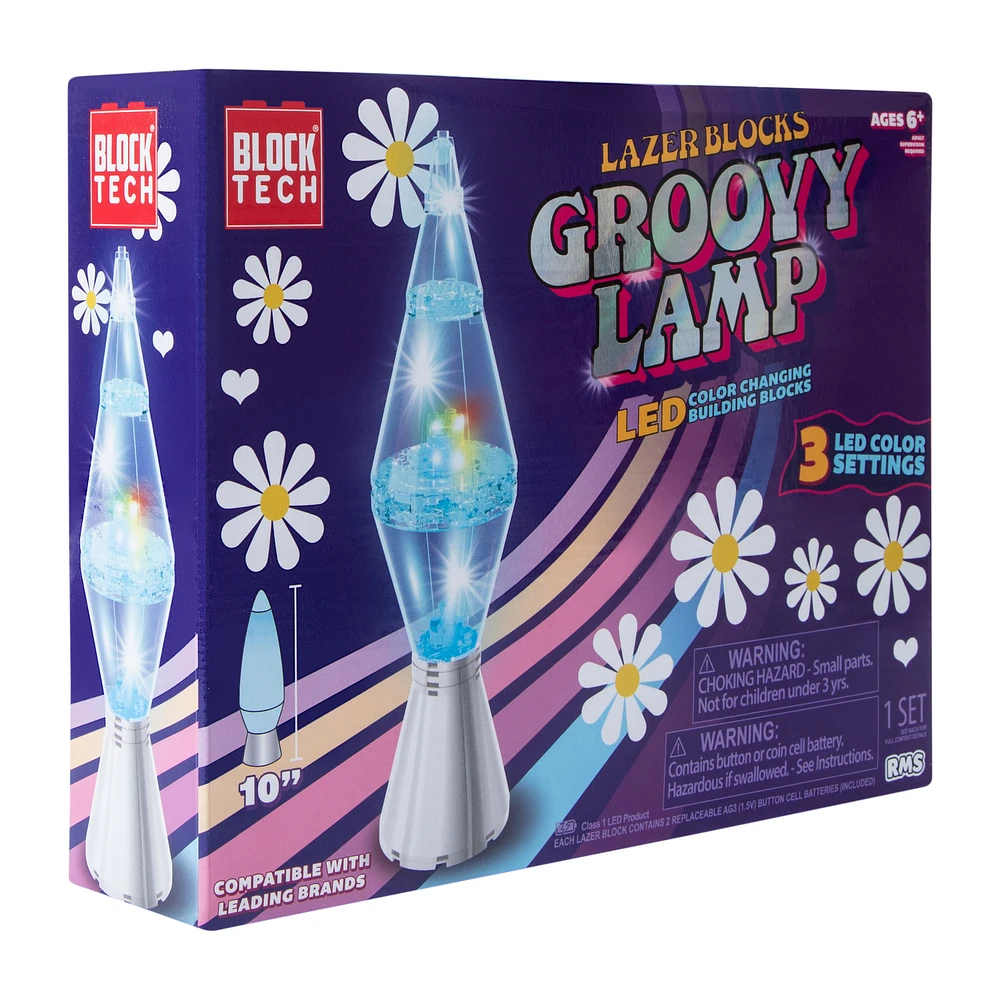 ヒジン fulahoop luminous セット Five Below Block Tech® Lazer Blocks Groovy Lamp LED Building Set