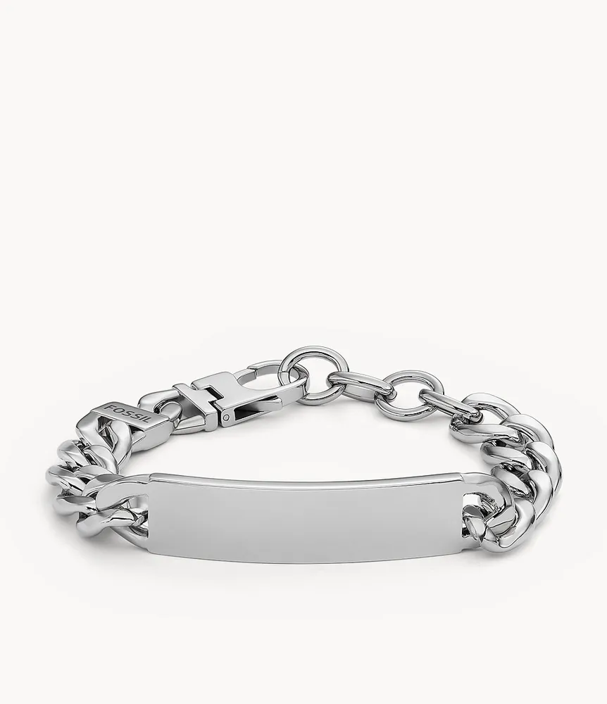 Fossil Drew Stainless Steel Id Bracelet Plaza Las Americas 2012