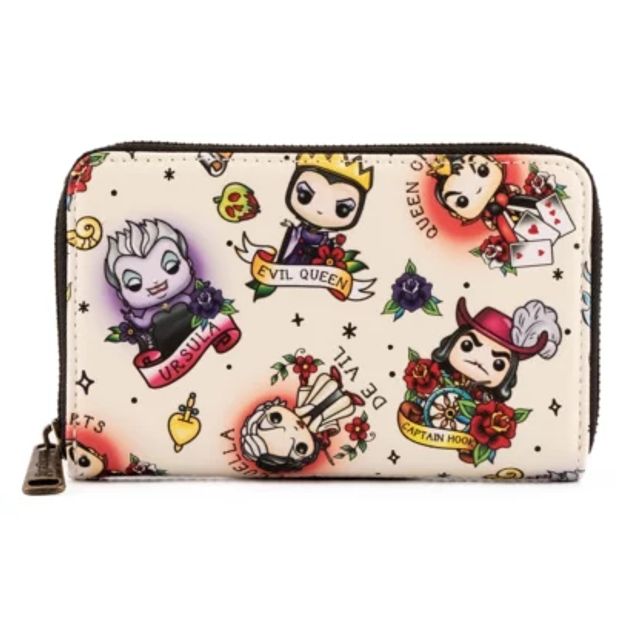 Disney villains wallet online loungefly