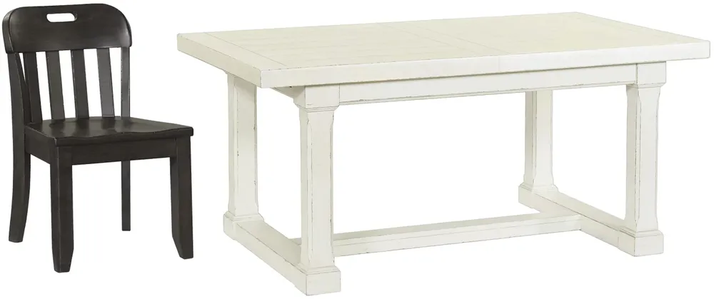 Havertys Furniture Briar Lake Trestle Table Dulles Town Center