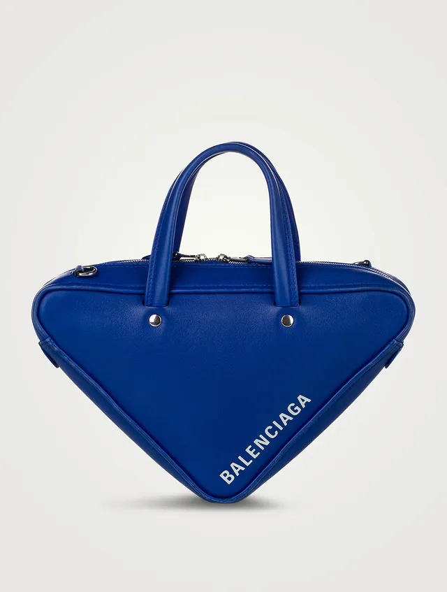 Balenciaga blue 2024 triangle bag