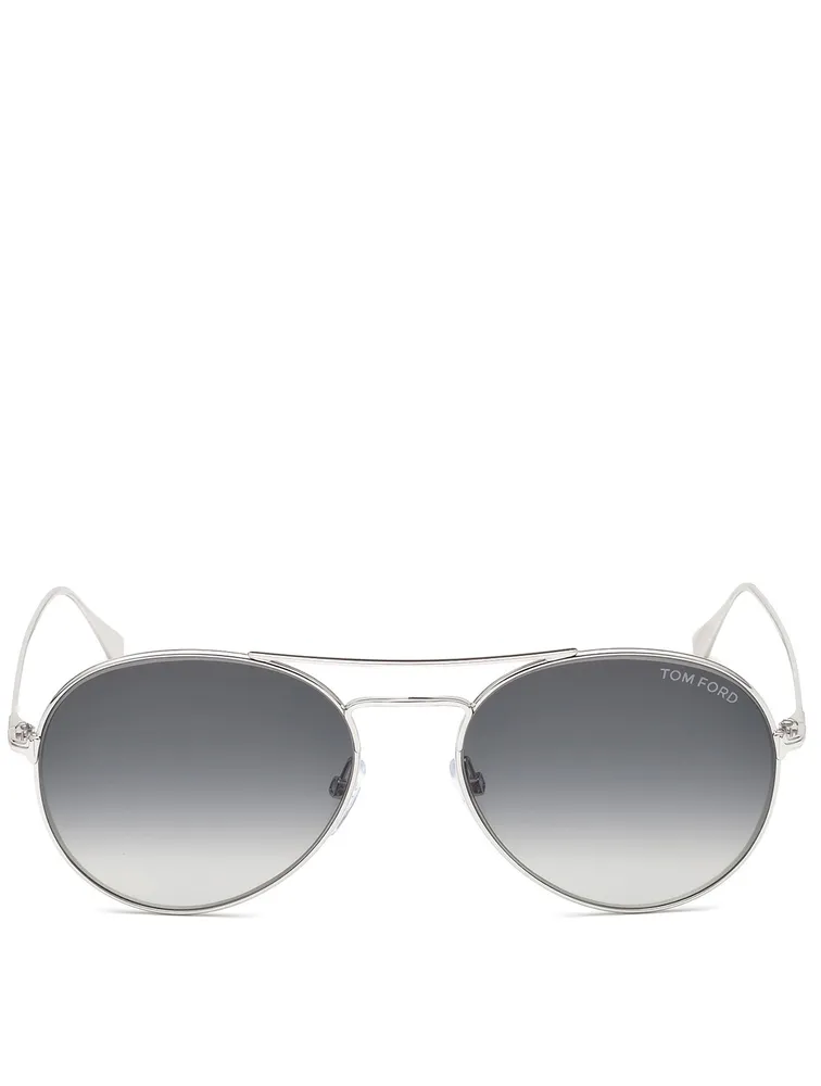 Tom ford ace 55mm best sale aviator sunglasses