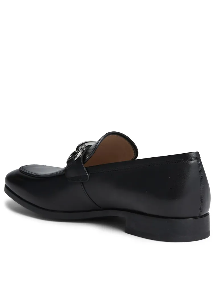 SALVATORE FERRAGAMO Benford Gancio Leather Loafers | Square One