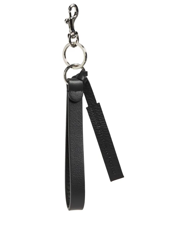 BALENCIAGA EVERYDAY LEATHER  KEYRING BALENCIAGA Everyday Leather Keyring With Logo | Yorkdale Mall