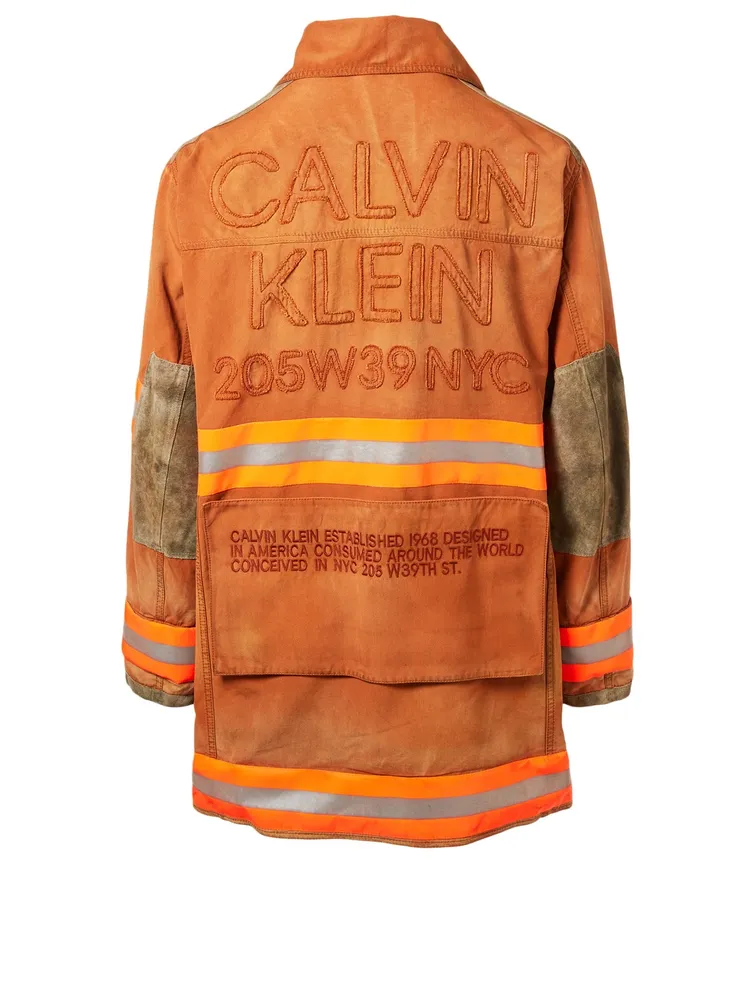 Calvin klein hotsell fireman coat