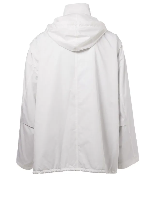 Plain on sale white windbreaker