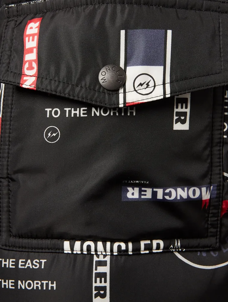 Holt Renfrew 7 Moncler x Fragment Jain Down Puffer Jacket In Logo