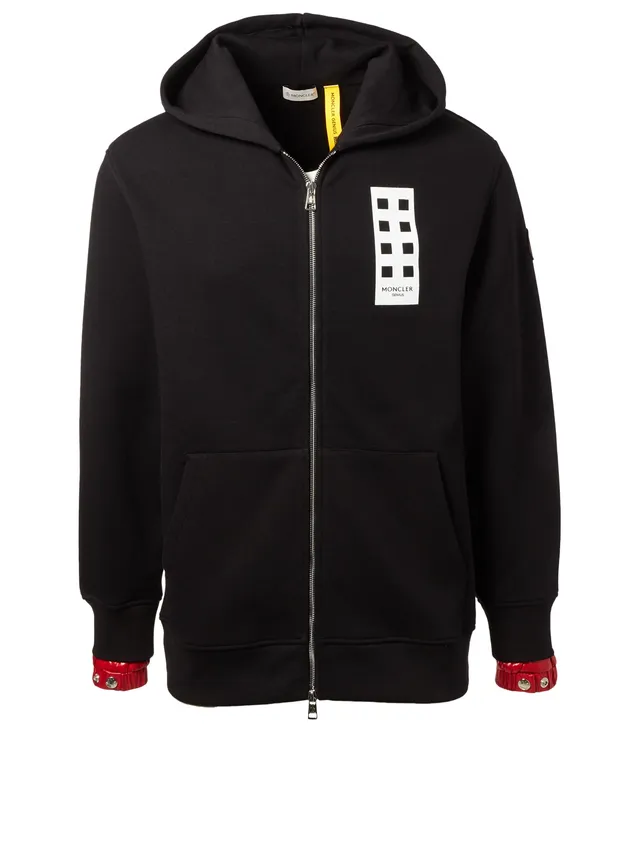 【送料・関税込み】Moncler x Palm Angels Logo Hoodie Black MONCLER x PALM ANGELS MAGLIA CON CAPPUCCIO HOODIE Size S 100