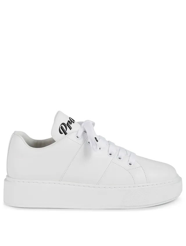 Prada leather platform on sale sneakers