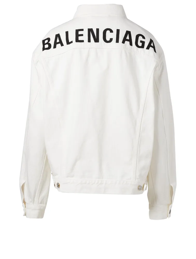 BALENCIAGA Logo Denim Jacket | Square One