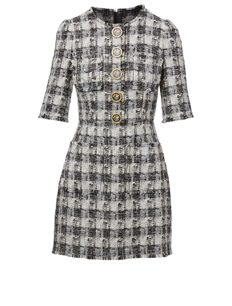 Dolce gabbana outlet tweed dress