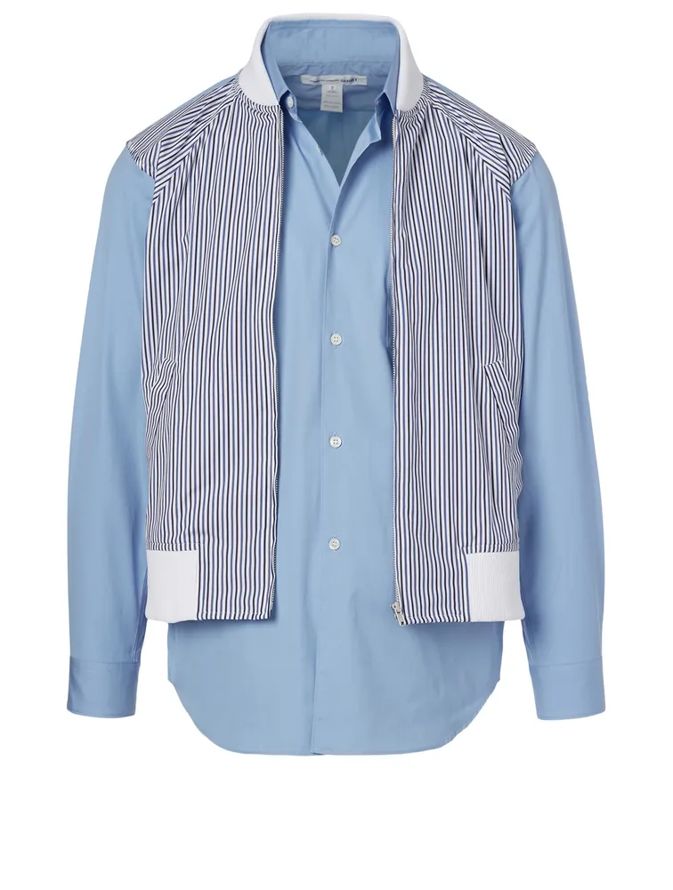 COMME DES GARÇONS SHIRT Cotton Layered Shirt | Yorkdale Mall
