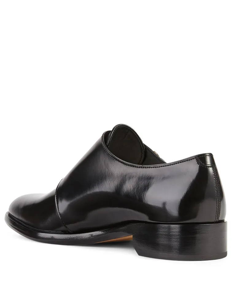 FERRAGAMO Claude Leather Double-Monk Strap Shoes | Square One