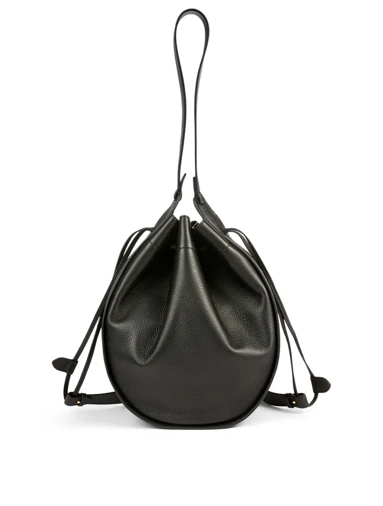 THE ROW XL Drawstring Leather Hobo Bag Yorkdale Mall