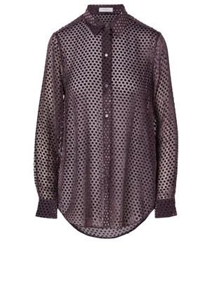 サマーセール！大人気完売商品⭐︎Silky Jacquard Blouse サマーセール！大人気完売商品⭐︎Silky Jacquard Blouse トップス
