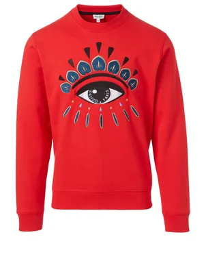 Kenzo red clearance eye sweater