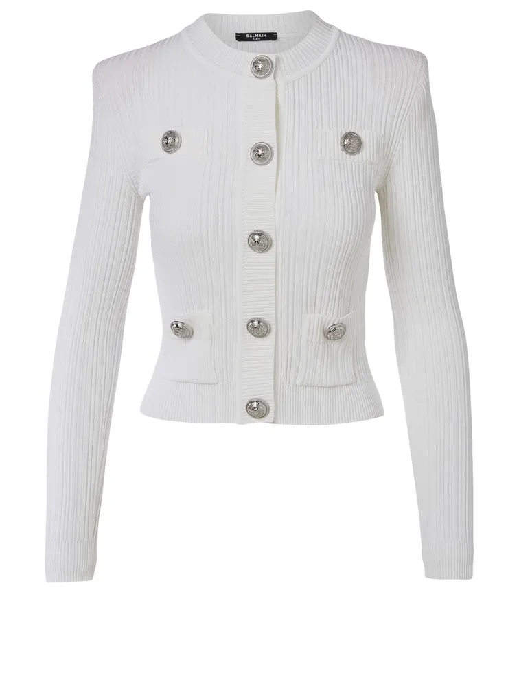 Fitted hot sale white cardigan