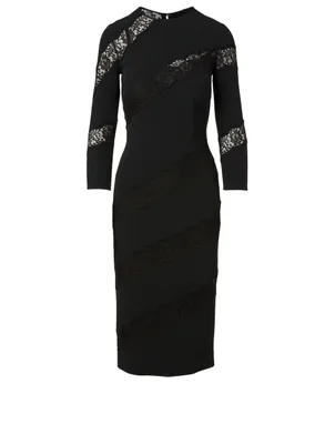 STELLA MCCARTNEY Arielle Stretch Cady Midi Dress | Square One