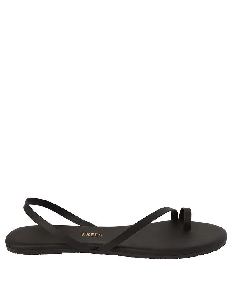 TKEES LC Leather Slingback Sandals Square One