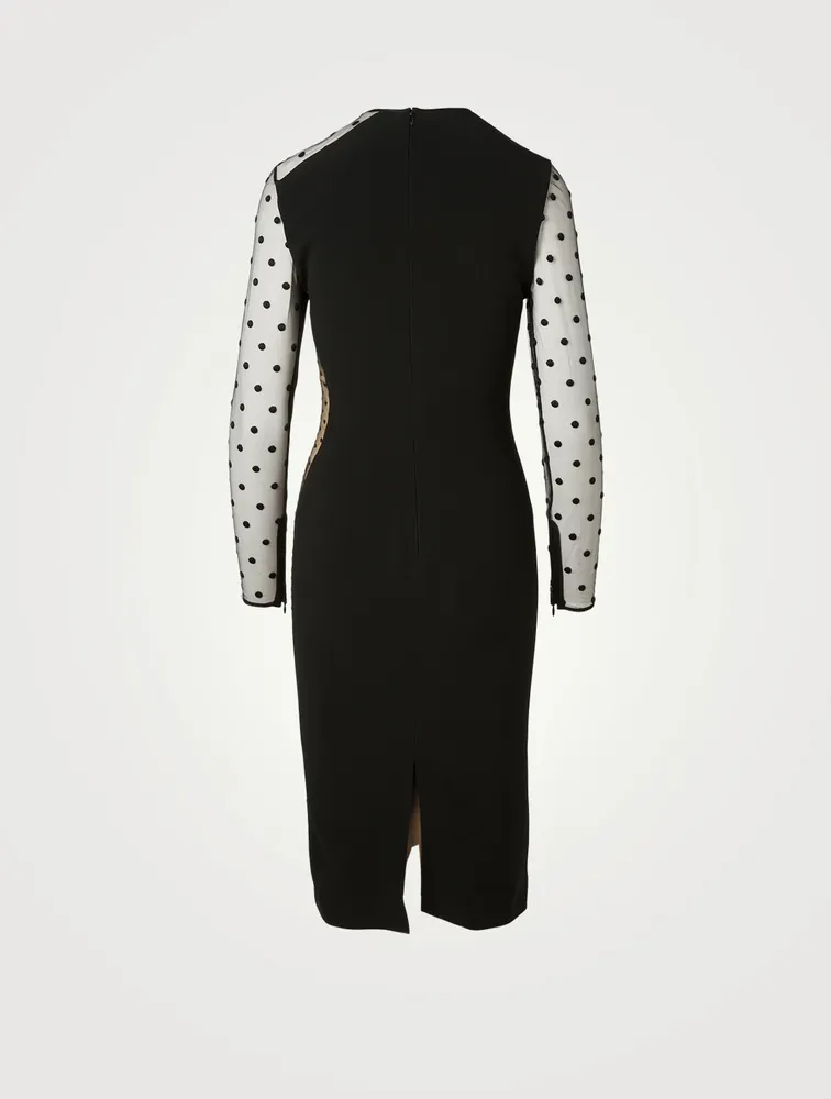 STELLA MCCARTNEY Arielle Stretch Cady Midi Dress | Square One