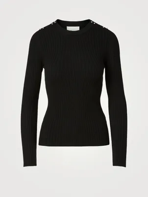 Zara BASIC RIBBED KNIT TOP | Yorkdale Mall