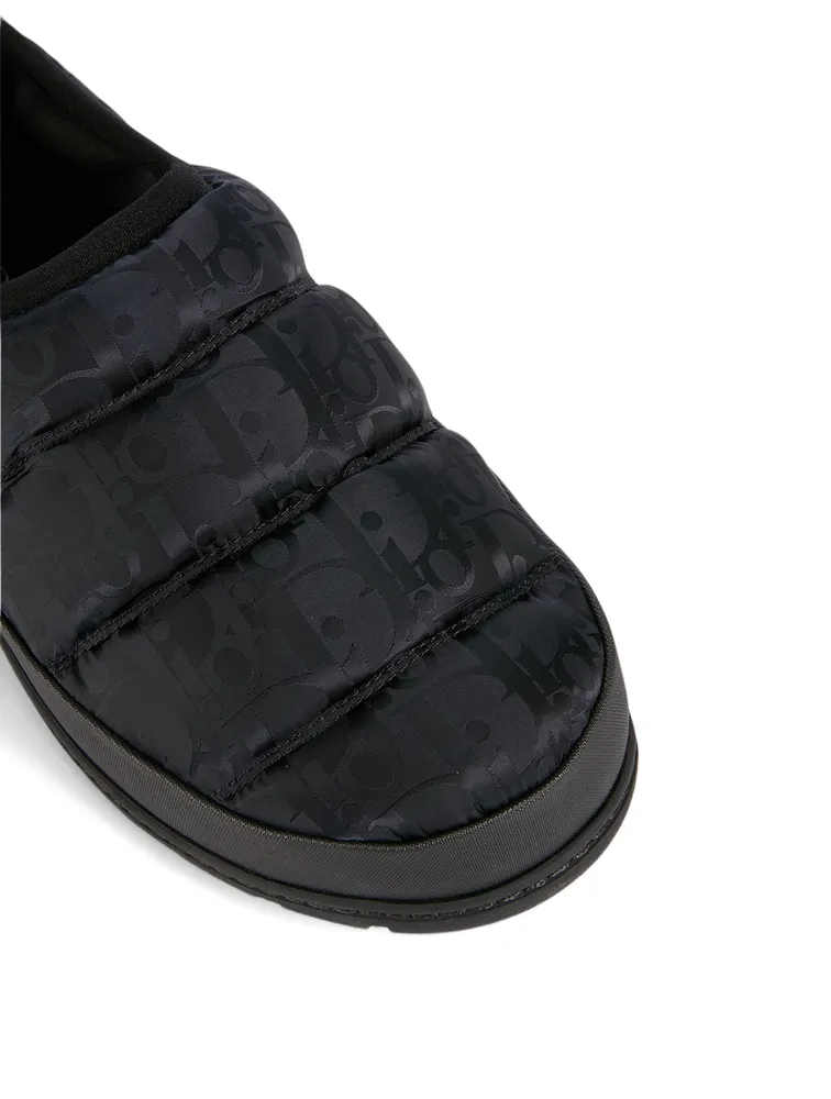 DIOR Quilted Dior Oblique Technical Fabric Snow Slipper Yorkdale