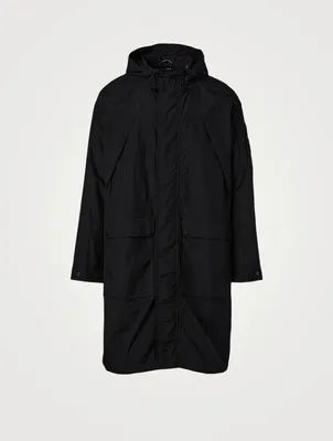 Zara WATER AND WIND PROTECTION LONG ANORAK | Square One
