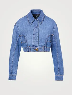 その他 SUPER SUN Cropped Denim Jacket ZeeNuNew Zara Z1975 CROP DENIM JACKET | Yorkdale Mall