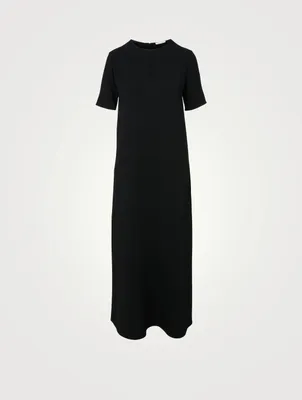 Robi Dress Black in Cady – The Row