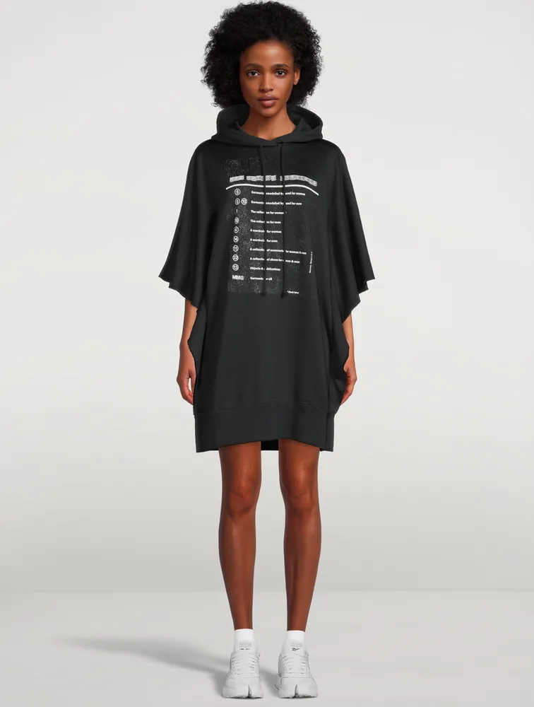 MM6 MAISON MARGIELA Explanation Post-It Hoodie Dress