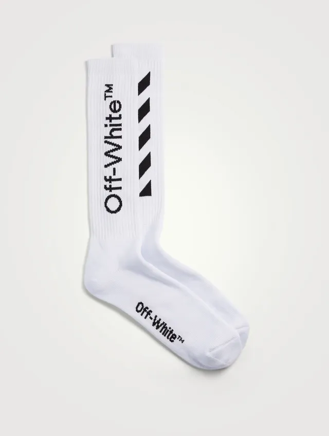 OFF-WHITE Diag Mid-Length Socks | Square One