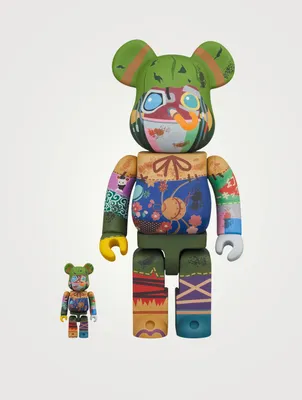 BE@RBRICK KEITH HARING #9 100％ &amp; 400％ Keith Haring #9 100% + 400% Bearbrick Set by Medicom Toy