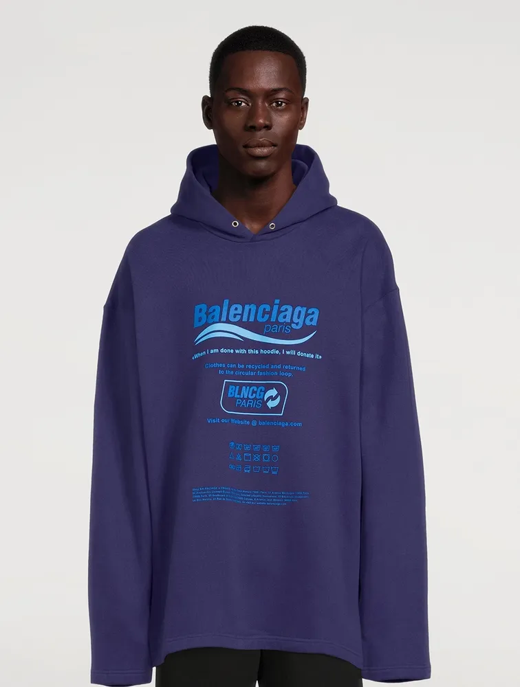 BALENCIAGA Dry Cleaning Logo Hoodie