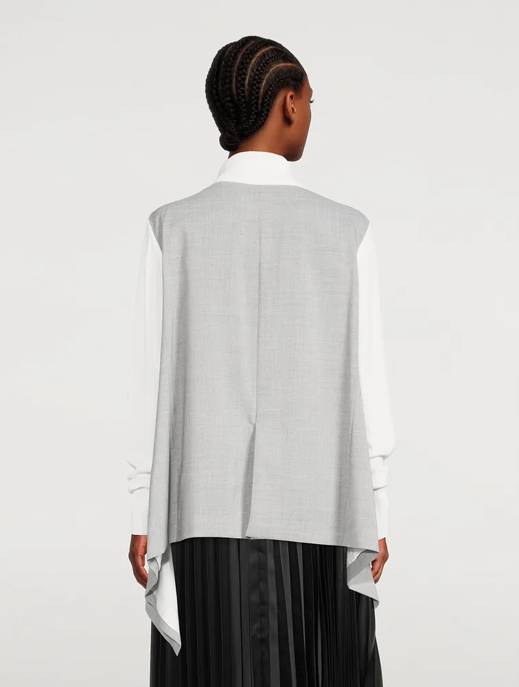 SACAI Suiting Mix Pullover Sweater | Yorkdale Mall