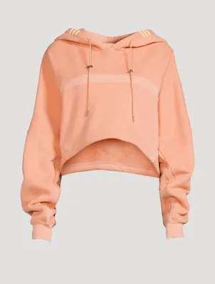 Ivy park pink outlet cropped hoodie